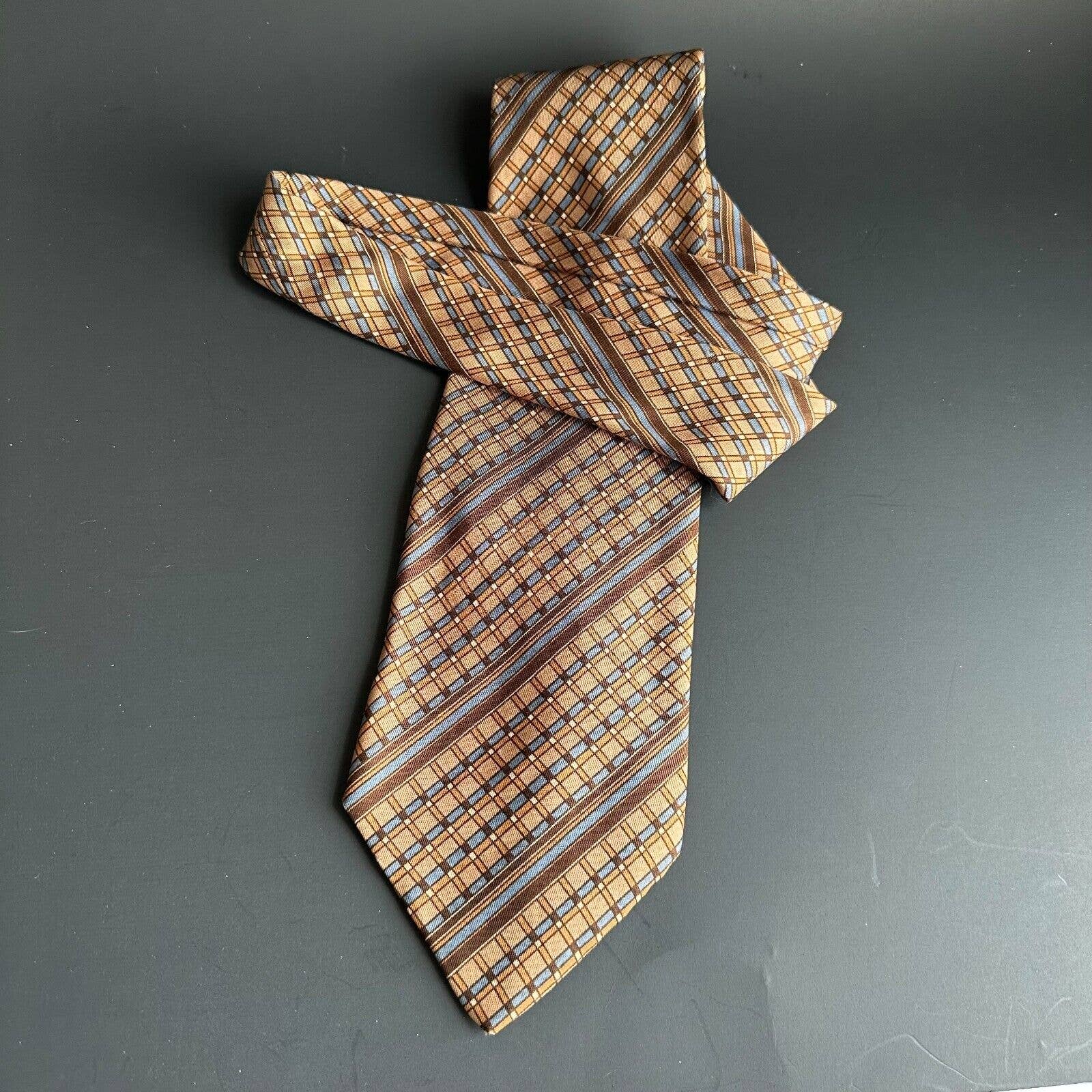 Pulci Seta Pura Firenze Necktie 100% Silk Made In Italy *Vintage